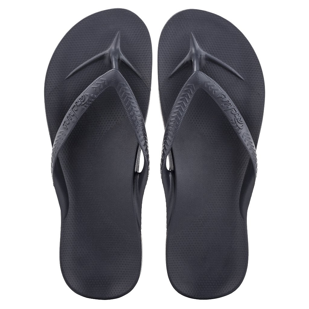 ARCHIES- Arch Support Thongs-Navy - Feet First Podiatry Centre