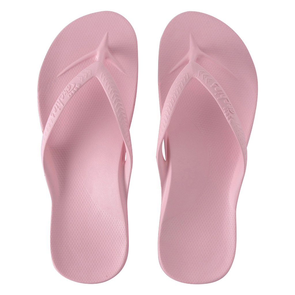 ARCHIES-Arch Support Thongs-Charcoal - Feet First Podiatry Centre