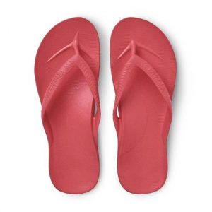 ARCHIES-Arch Support Thongs-Pink - Feet First Podiatry Centre