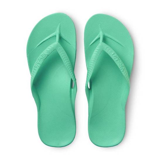 ARCHIES- Arch Support Thongs Kids - Mint - Feet First Podiatry Centre