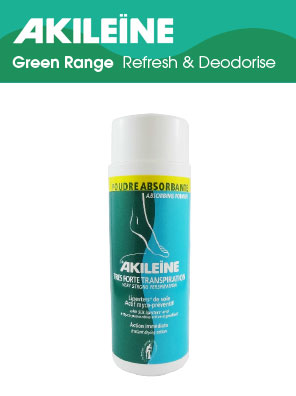 Akileine Green Anti-Perspirant Powder 75g